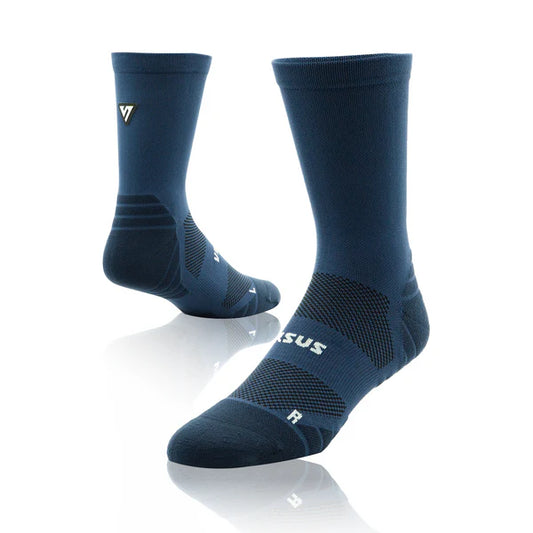 Versus Classic Navy Active Crew Tab Socks 8-12