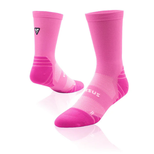 Versus Classic Pink Active Crew Tab Socks 4-7